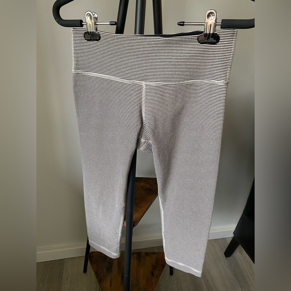 Lululemon Tonka Striped Capri’s
